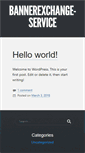 Mobile Screenshot of bannerexchange-service.de